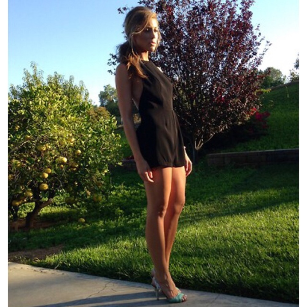 LF Mika & Gala Black Romper